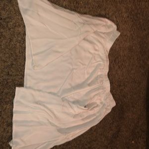 White off the shoulder